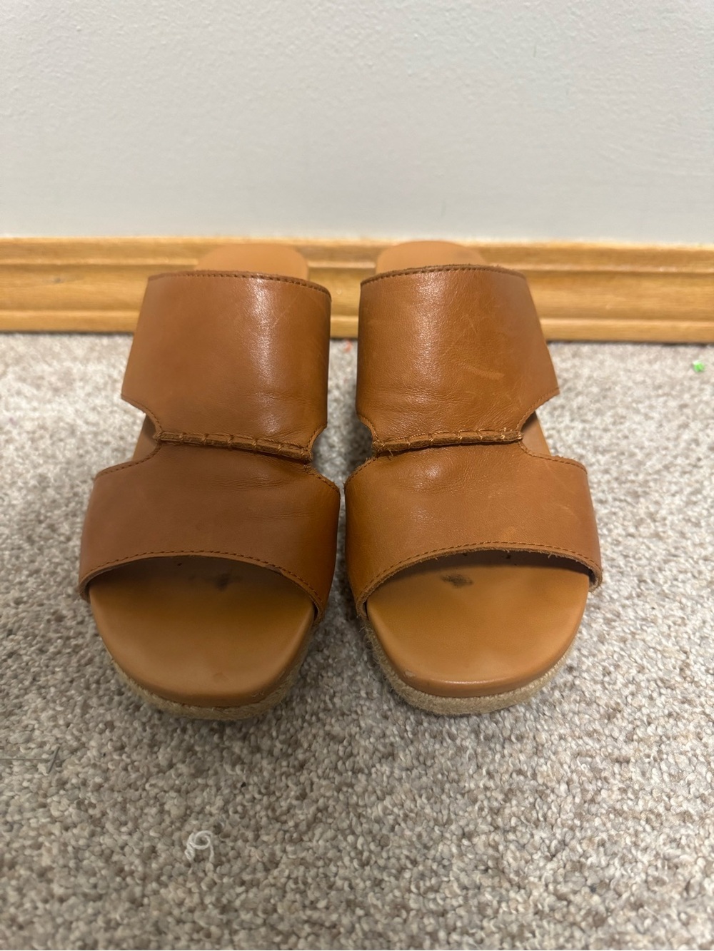 UGG Eirene Leather Espadrille Wedge Sandals - Picture 4 of 11